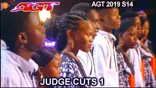 Ndlovu Youth Choir from South Africa Waka Waka AWESOME | Americas Got Talent 2019 Judge Cuts