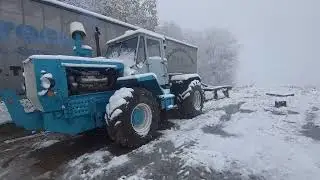вот и снег ❄ ❄  😃🚜