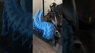 Real time update on Oni Motorcycle 3d scanned helmet sculpture: Creality Raptor