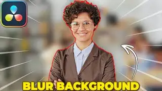 BLUR BACKGROUND in Davinci Resolve | Davinci Resolve Tutorial