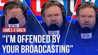 James OBrien gets fed up and ends immigration debate with LBC caller