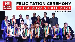 Celebrating Success | Felicitation Ceremony | ESE/IES 2022 & GATE 2023 Rank Holders | MADE EASY