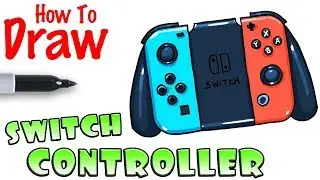 How to Draw the Nintendo Switch Controller