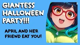Halloween Party in my Stomach! 👻 [F4A] [Vore ASMR] [Stomach Sounds] [Eating Sounds] [Stomping]