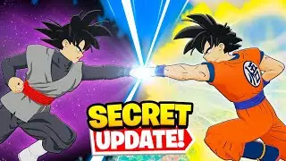 NEW *GOKU BLACK* In Fortnite (SECRET UPDATE)