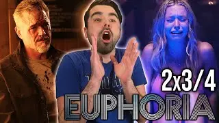 EUPHORIA SEASON 2 EPISODE 4 & 3 REACTION!! CAL JACOBS HAD LOST HIS MIND!! EVERYONE HAS GONE CRAZY