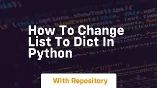 how to change list to dict in python