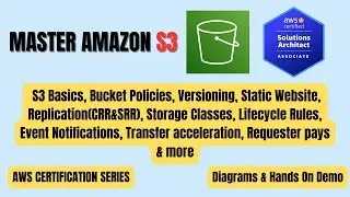 Master AWS S3 | All S3 Concepts | Diagrams & Hands On Demo | AWS SAA |