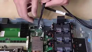 ThinkSystem SR635 V3 removing a front I/O module