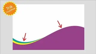 TRIK MEMBUAT OBJEK MELENGKUNG TERATUR DI CORELDRAW