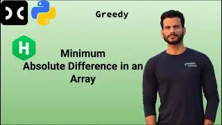 Minimum Absolute Difference in an Array | Greedy | HackerRank