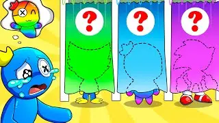 Where Are You? - Rainbow Get Lost - Blue! Don't Choose Wrong - Rainbow Friends Animation