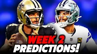 NFL Week 2 Predictions FOR EVERY GAME!