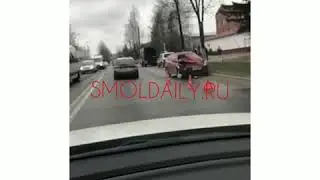 ДТП #1 на Бабушкина в Смоленске