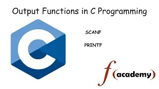 Output and INPUT  Functions in C Programming