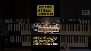 Left Hand Ghost Notes Hammond B3 #hammond #hammondb3 #hammondorgan #hammondlessons