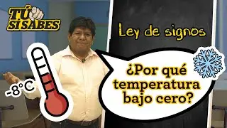 Ley de signos: Te contamos sobre la temperaturas bajo cero | #TúSíSabes | El Comercio | VidoesEC