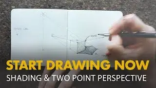 Two Point Perspective Explained (easy step by step)