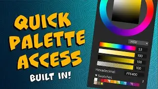 Hidden in plain sight: The Color Palette 💛 Built into the Unity Color Picker!