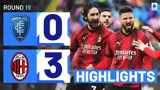 EMPOLI-MILAN 0-3 | HIGHLIGHTS | Rossoneri brush Tuscans aside | Serie A 2023/24