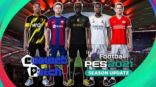 Leaked Kits NEW Season 2023 for Evoweb Patch PES 2021 - Update Kits Season 23/24 V5 PES2021