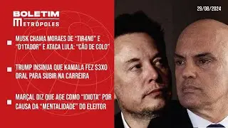 Musk chama Moraes de “ditad0r”; Trump insinua que Kamala fez s3xo oral para alavancar carreira