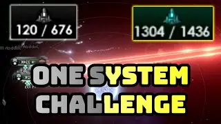Building a Massive Navy With a Single System | Stellaris One System Challenge 25x Crisis