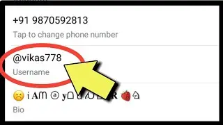 Telegram Me Username Kaise Change Kare | Telegram Change Username