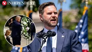 JD Vance defends controversial Trump appearance at Arlington and tells Harris ‘go to hell’