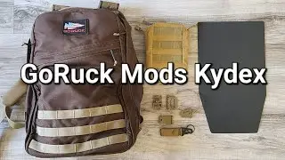 BEST GoRuck GR1 MOD You Must Do - Kydex Frame Sheet