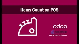 How to know the number of products in  POS using odoo - POS Items Count | Items Count on POS