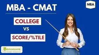 MBA CMAT : -  COLLEGE VS SCORE / %TILE  | Score , Percentile , Cut off  | Competition & Rank List