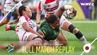 Springboks and Sakuras clash in epic match | South Africa v Japan | Full Match Replay | WXV 2 2024