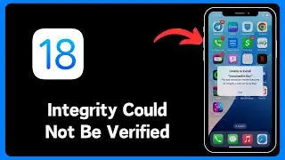 Fixed✔️: This app cannot be installed because its integrity could not be verified