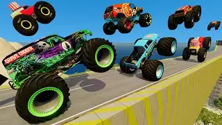 Grave Digger Monster Jam Epic Freestyle, Backflips, Racing Jumps and Insane Crashes