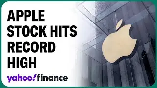 Apple stock hits all-time-high