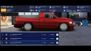 Drag Racing: Streets D-RAM SRT 206 max upgrade 1199HPT