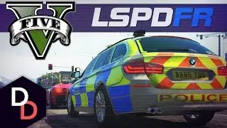 First BRITISH Patrol of GTA 5 #4 - LSPDFR (Met Police ANPR)