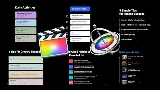 List Elements | Apple Motion, Final Cut Pro templates