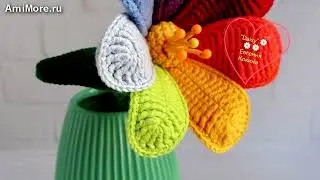 Амигуруми: схема Цветик-семицветик | Игрушки вязаные крючком - Free crochet patterns.