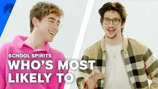 School Spirits | The Cast Plays Who's Most Likely To | Paramount+