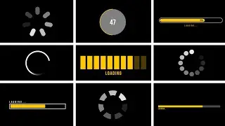 10 Free Loading Screen Animation - After Effects Template