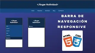 Crear une Menú de Navegación responsive con HTML, CSS y jQuery - Desarrollo Web