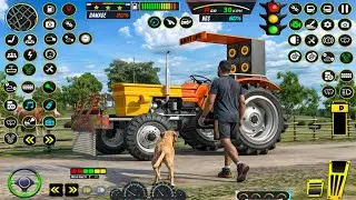 Indian vehicles simulator 3d l Real tractor trolley cargo farming simulator l Indian tractor games