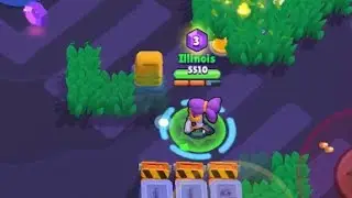 Shelly gameplay in gem grab in Brawl Stars! 🔥🏆😎