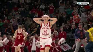 Keisei Tominaga Highlights vs. Indiana | Nebraska Basketball | 03/15/2024