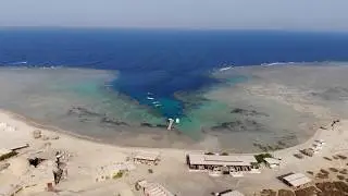 Marsa Shagra from the Air