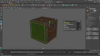 Maya 2018 - Simple crate game asset from a polygon primitive