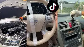 ASMR Car Cleaning TikTok Compilation