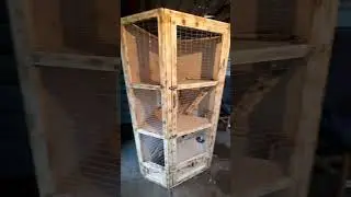 Клетка для Енота! Своими руками. Коттедж для пушистика)